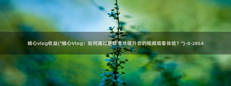 谭晓彤 糖心Vlog