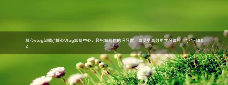 糖心vlog好看的女主：糖心vlog卸载